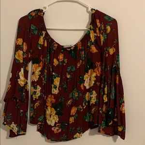 off the shoulder blouse